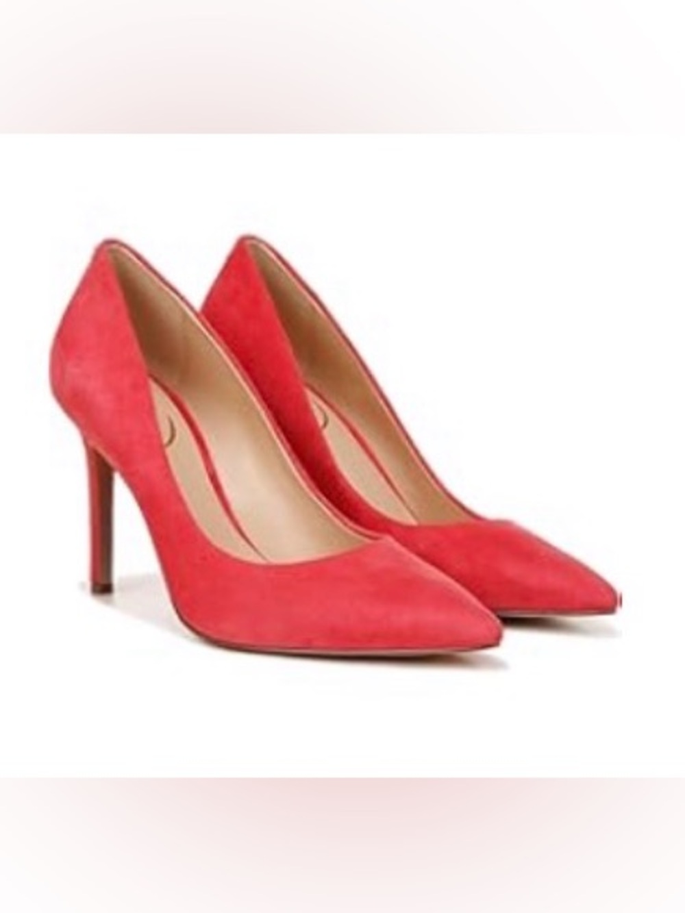 Sam Edelman Hazel Pump in Guava Pink Suede (9)